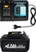 StarTech Makita 18V, oplader met één laadstation, 6,0 A, hemelsblauw, compatibel met BL1830/BL1860 lithium-ion batterijen
