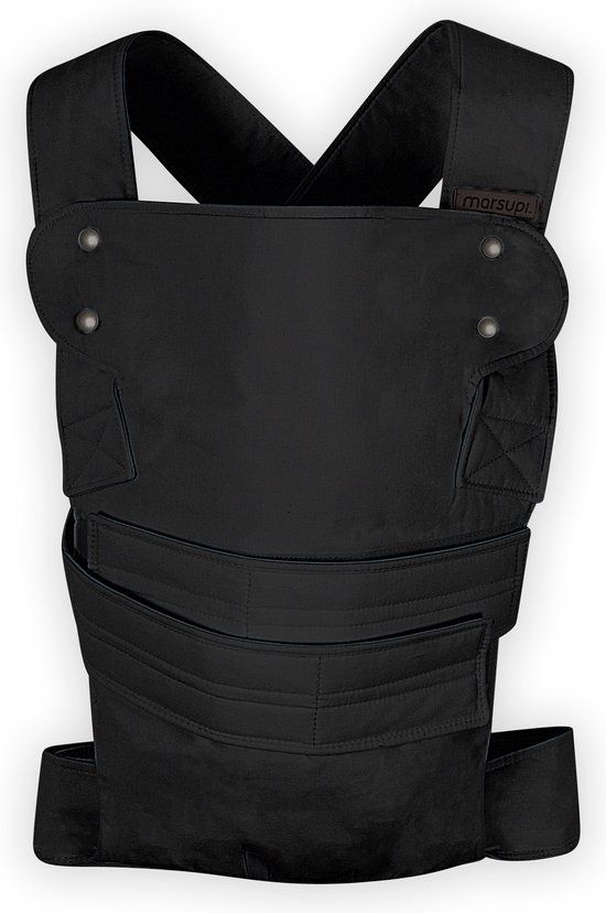 Marsupi Classic Black - Maat L - Draagzak Baby - 3.5-15 kg