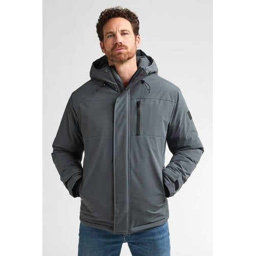 Petrol Industries winterparka - grijsgroen