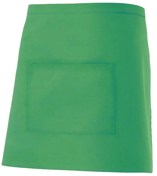 Velilla Halflang schort groen Katoen/Polyester Effen One size