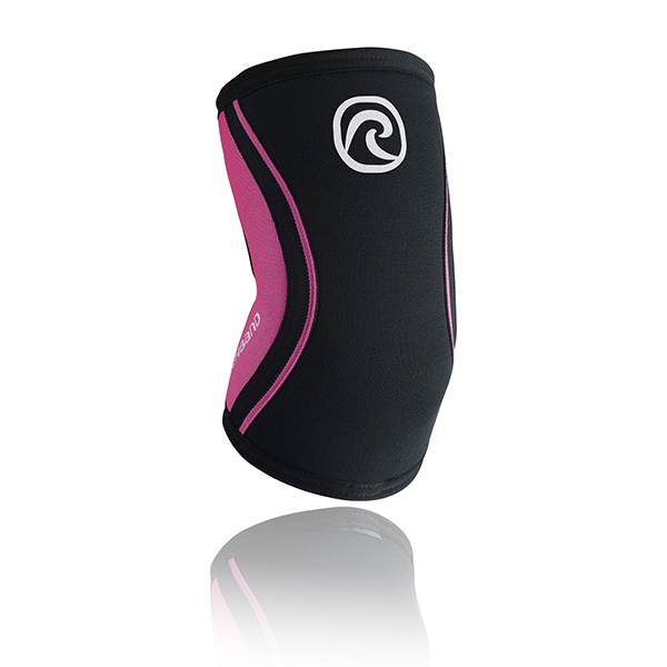 Rehband RX Elleboogbrace - 5 mm - Zwart/Roze - M