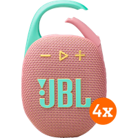 JBL Clip 5 - Roze - 4 stuks