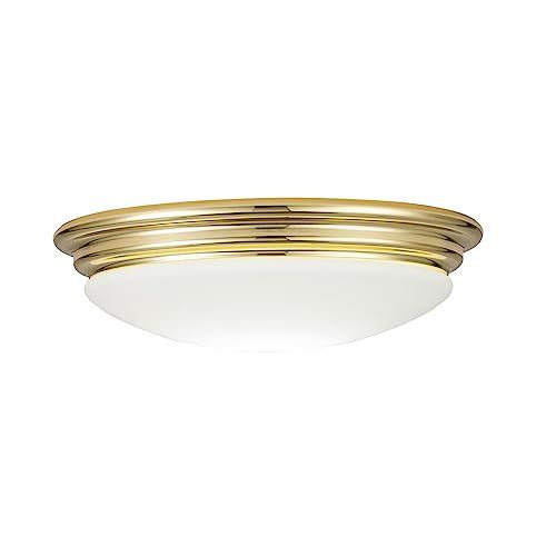 Elstead Lighting Elstead Brompton - Inbouwplafondlamp - Gepolijst Messing - IP44