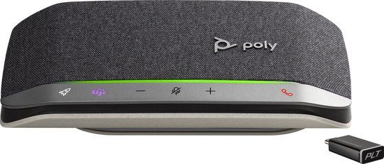 Poly Sync 20+ Teams Portable Bluetooth Speaker - Black/Silver