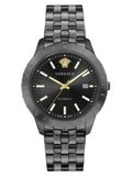 Versace VE2D00621 horloge mannen - Roestvrij Staal - zwart