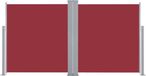 vidaXL Pare-vent rétractable 160x600 cm rouge