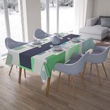 Bonamaison Tafelkleed, Anti-Mold, Sneldrogend, Waterdicht, 100% Polyester Tafellaken, Willekeurig patroon, 140 x 200 Cm - Ontworpen en Vervaardigd in Turkije