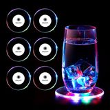 Mizikuu 6-pack kleurrijke LED-onderzetters
