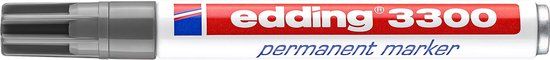 Edding 3300 Marqueur permanent - Gris