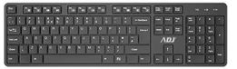 ADJ Clavier sans fil, Silencieux, 103 touches, Ultra fin, AZERTY, Bluetooth