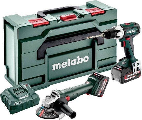 Metabo Combo Set 2.4.1 18V Li-Ion accu combiset in MetaBox (2x 4.0Ah)