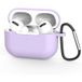 Techsuit Siliconen Hoesje voor Apple AirPods Pro 3, Paars