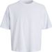 JACK & JONES T-shirt Heren L Biologisch Katoen Effen Wit