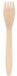 Papstar Fourchettes - Bois - 25 Pièces