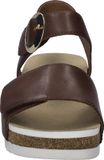 Josef Seibel Quinn 16 Cognac Platte Sandalen Vrouwen Maat 42