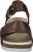 Josef Seibel Quinn 16 Cognac Platte Sandalen Vrouwen Maat 42