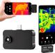 Vevor Warmtebeeldcamera voor iOS en Android, 512x384 Super IR & 256x192 IR Resolutie Warmtebeeldcamera voor Smartphones en Tablets met USB-c, 25Hz Infraroodcamera met 6 Kleurenpaletten voor Inspecties van -20°C tot 550°C