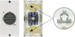 Kraus & Naimer KG41.T103/D-A087.KL11V Reparatieschakelaar Uitschakelbaar 1 x 90 ° Zwart 1 stuk(s)