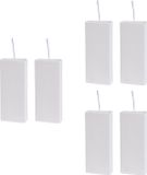 Bellatio design Vaporisateur radiateur - 12x - dolomiet - wit - 8x20 cm