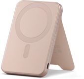 Satechi OntheGo Magnetische Qi2 Power Bank met Stand – 5.000mAh Batterijcapaciteit – 20W USB-C Oplaadvermogen – Roze