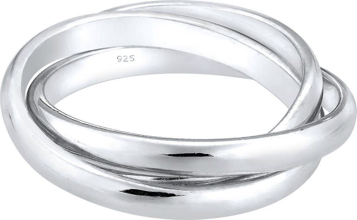 Elli Rings Women Trio Basic Wrap Ring 925 Sterling Silver