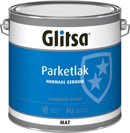 Glitsa Acryl Parketlak Mat 0 75 Ltr