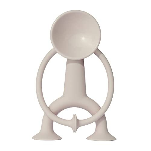 Moluk 2843104 Oogi, elastisch stretchfiguur met zuignappen, educatief speelgoed van siliconen, creatief speelplezier voor kinderen vanaf 3 jaar, motoriek, beige