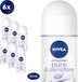 Nivea Pure & Sensitive - Deodorant Roller - 6 x 50 ml - Voordeelverpakking