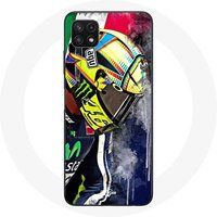 Samsung Galaxy A22 5G Valentino Rossi kampioen racepiloot Maniacase Etui