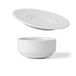 Holst Porselein AU 530 FA3 High Alumina schaalset 0,3 l / 11 cm met deksel