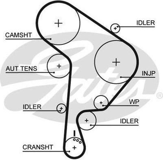 GAT 5559XS Powergrip Timing Belt - Mini Mini - Frans - Hulpveer - 5412571996661