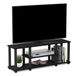 Furinno TV-standaards zonder gereedschap, Hout, Americano/Zwart, one size