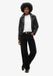 Superdry Corduroy broek met wijde pijpen en middelhoge taille - Dames - Zwart - W26 X L30