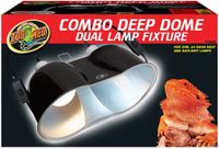 Zoo Med Combo Deep Dome Dual Lamp Fixture