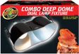 Zoo Med Combo Deep Dome Dual Lamp Fixture