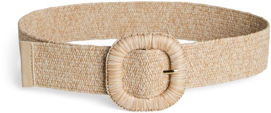 PIECES - PCVICKI ELASTIC WAIST BELT - Naturel