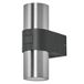 LEDVANCE SMART+ Rotary Updown Buitengebruik muurverlichting Niet-verwisselbare lamp(en) LED 10 W Grijs Aluminium, Roestvrijstaal IP44 Tuin, Patio I Wandmontage