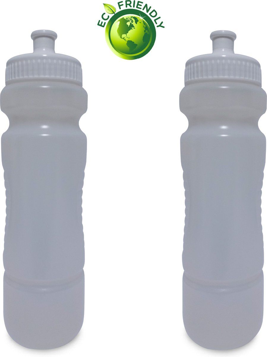 Pro x Transparant drinkbus met Grip 850ml - Transparant - Bio Plastic - 2022