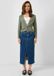 QS s.Oliver Blauwe denim QS rok met split