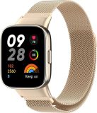 Strap-it Milanees Smartwatch bandje - Champagne - Geschikt voor Xiaomi Redmi Watch 3