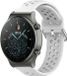 Strap-it Bracelet en silicone pour montre connectée - Convient pour Huawei Watch GT 2 Pro - Blanc