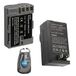 Digitale FujiFilm Digitale reserveaccu Plus reisoplader voor NP150, Finepix - inclusief lensaccessoiretas