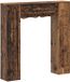 vidaXL Haardombouw Vieux bois 102 x 20 x 102 cm Bois traité