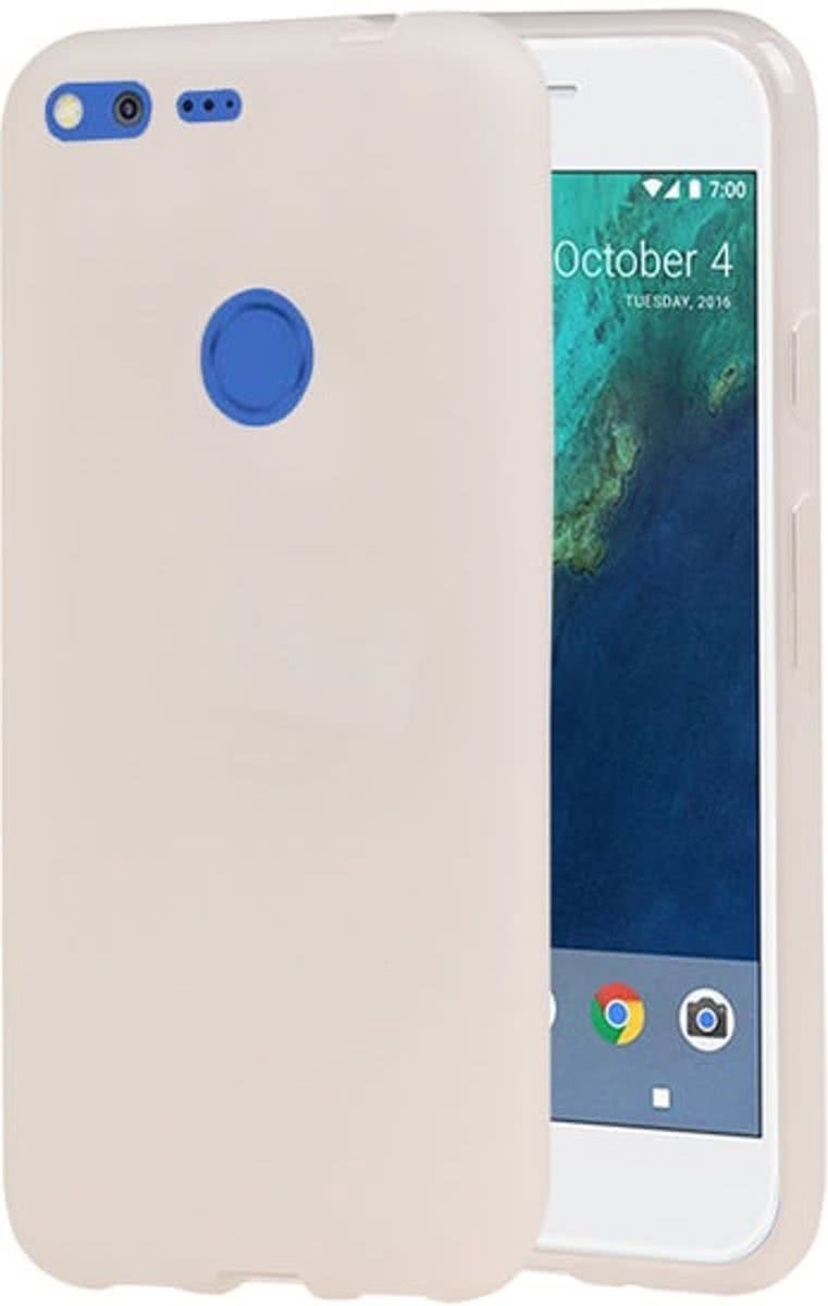Best Cases Google Pixel TPU back case hoesje transparant Wit