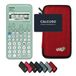 Casio FX-92B Secondaire incl. WYNGS Beschermhoes Rood - Wetenschappelijke Rekenmachine