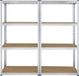 Juskys 2 stuks Stellingkast / Magazijnstelling / Opbergkast - Easy - 160 x 80 x 40 cm