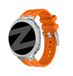 Bandz Siliconen Band 'Luxe Liquid' (Oranje) geschikt voor Samsung Galaxy Watch 9 (40/44mm) / Watch 8 (40/44mm) / 8 Classic (46mm)