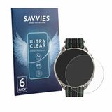 Savvies Screenprotector voor Amazfit Cheetah 2 Ultra - Folie Beschermfolie transparant 6 Stuks