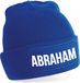 Bellatio Decorations Abraham muts - unisex - one size - Blauw - wintermuts