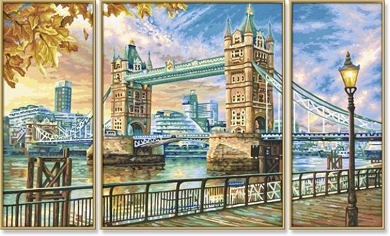 Schipper Schilderen op Nummer - London Tower Bridge